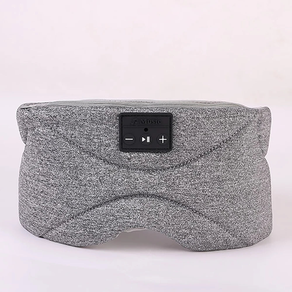 Bluetooth 5.0 Sleep Headphones with Soft Eye Mask & Built-In Speakers – Wireless Music Headset for Men & Women with Insomnia