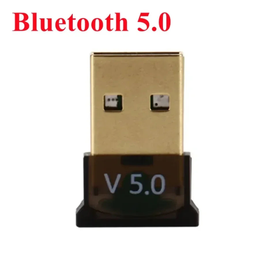 USB Bluetooth 5.3 Adapter & Audio Transmitter/Receiver Dongle for PC & Laptop (Backwards Compatible)