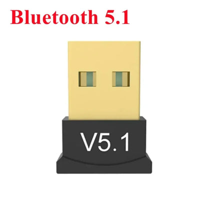 USB Bluetooth 5.3 Adapter & Audio Transmitter/Receiver Dongle for PC & Laptop (Backwards Compatible)